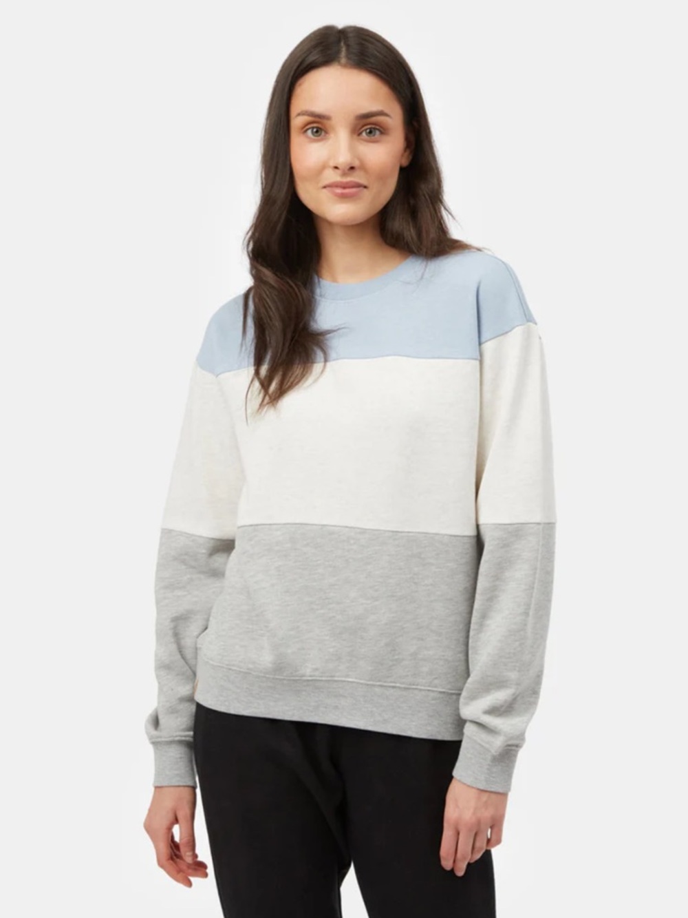 Tentree ($88) Colour Block Crewneck Sweatshirt - PTP 22
